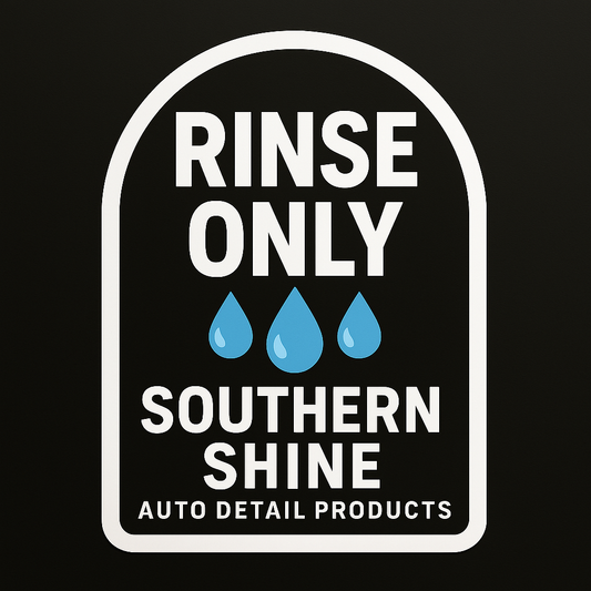 RINSE ONLY BUCKET STICKER