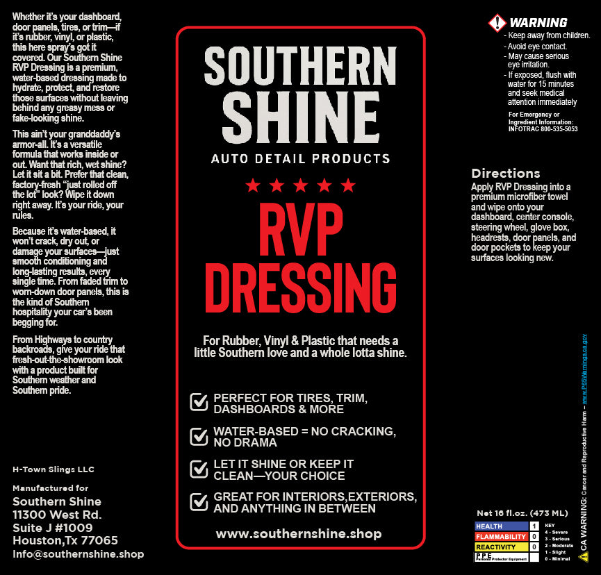 Southern Shine RVP Dressing