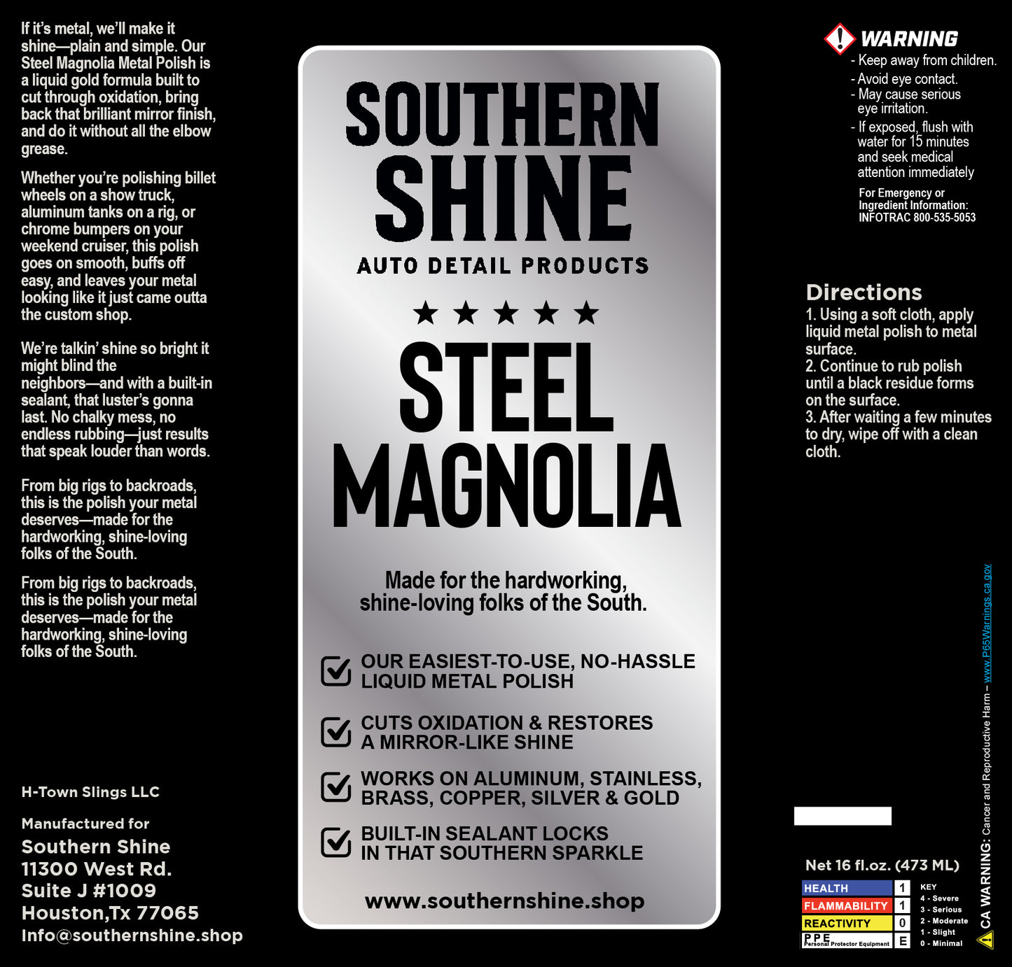 Steel Magnolia Metal Polish