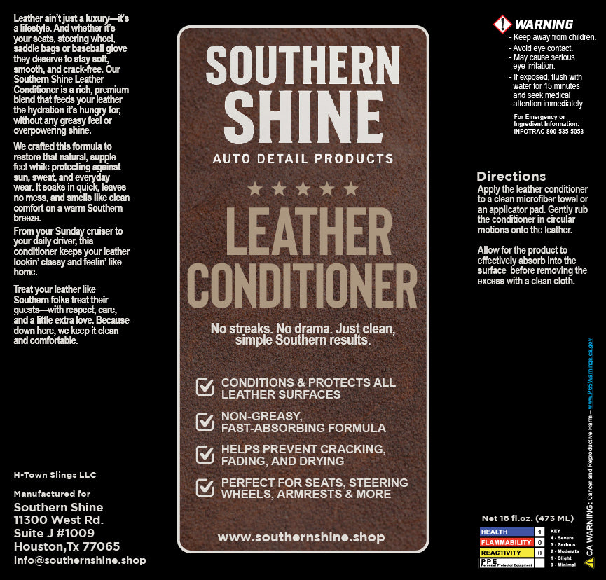 Southern Shine Leather Conditioner